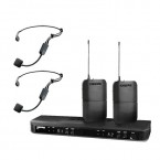 舒爾SHURE BLX188/PGA31雙頭戴麥克風(fēng)一拖二無(wú)線(xiàn)話(huà)筒